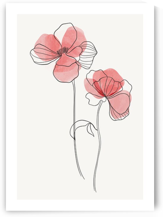 Abstract floral and botanical design. c by Towseef Dar