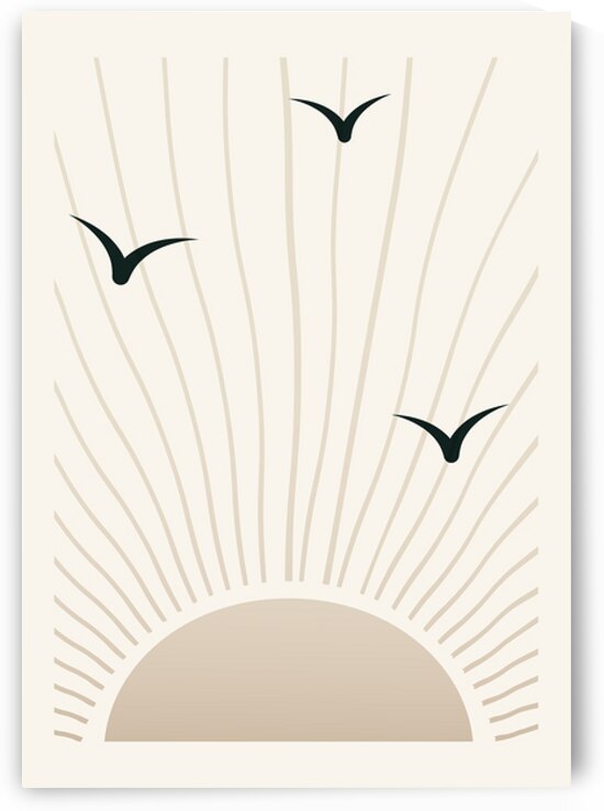 Modern aesthetic poster. b by Towseef Dar