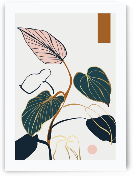 Abstract tropical leaves. c by Towseef Dar