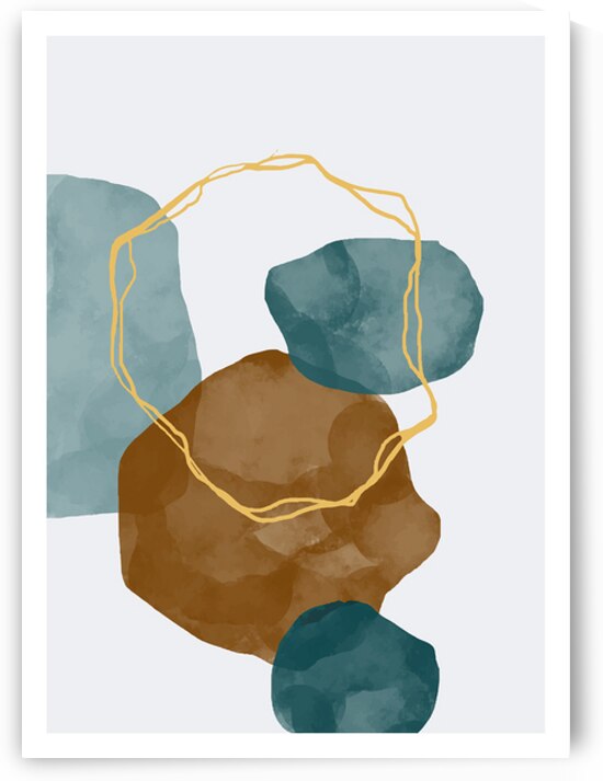 Abstract hand painted. b by Towseef Dar