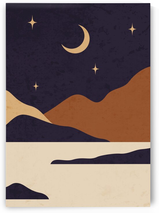 Day and night mountain landscape.c by Towseef Dar