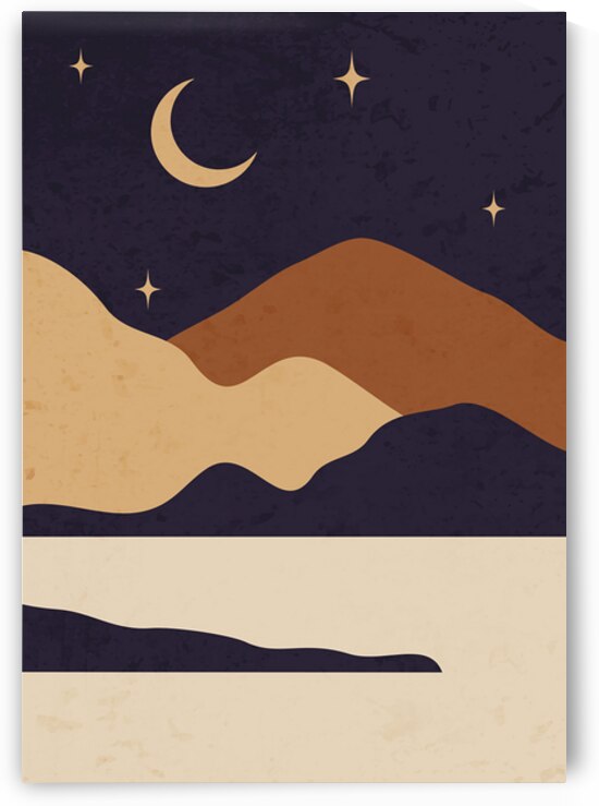 Day and night mountain landscape. a by Towseef Dar