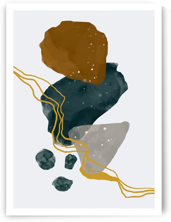 Abstract hand painted. a by Towseef Dar