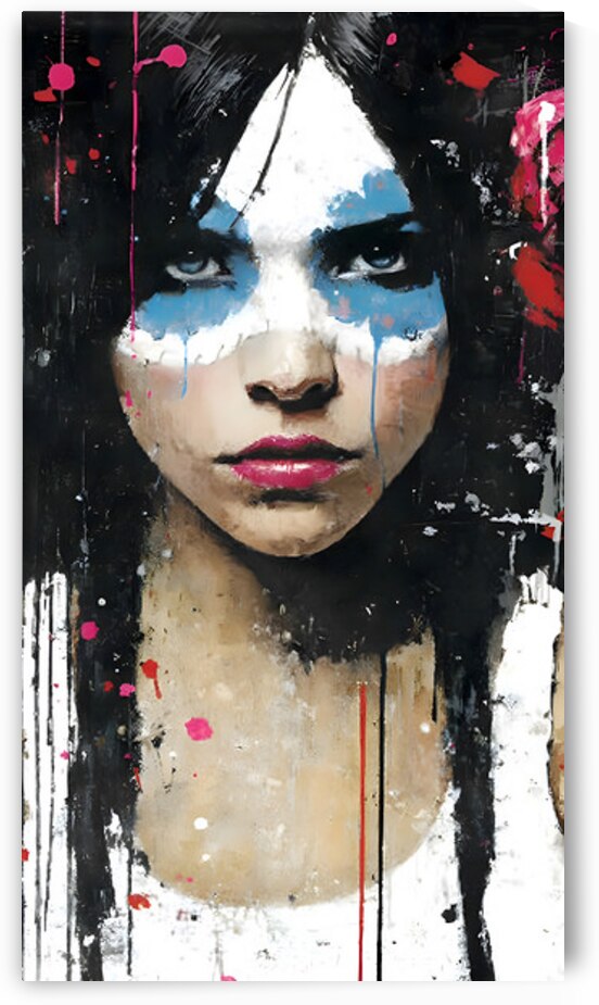 Ojos De Tormenta – Eyes of the Storm print by Savage Art Prints