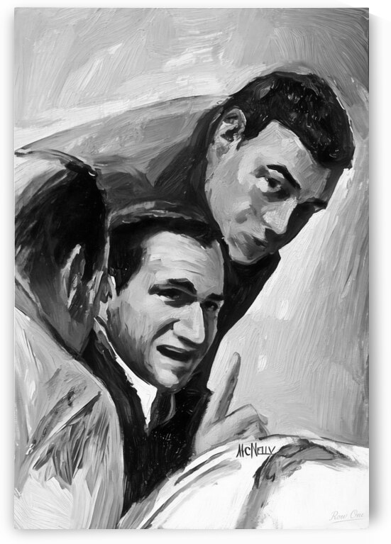 Dean Smith Carolina Art by Jeff MacNelly by Row One Brand