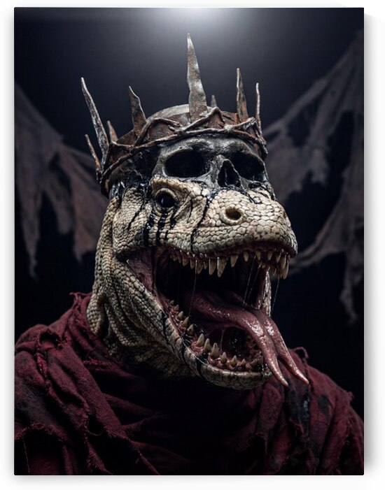 The Reptilian Lich King by Sumer Paintings