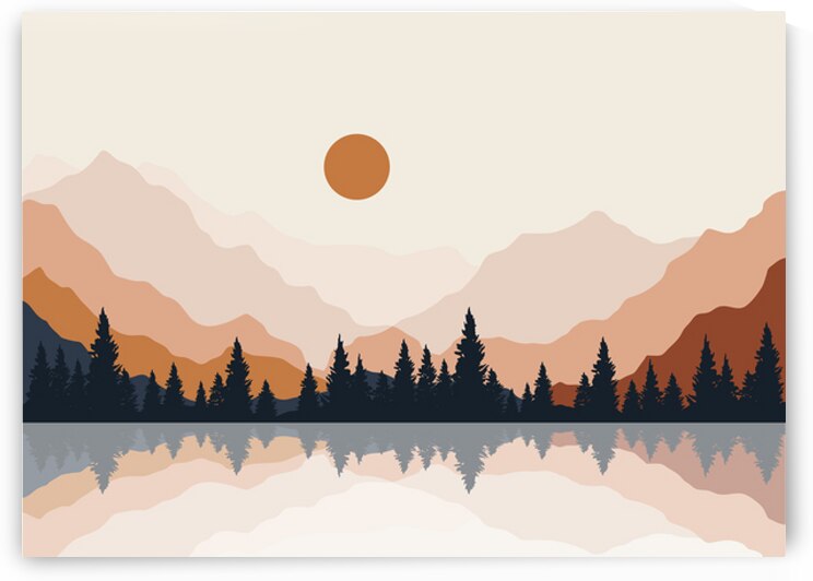 Abstract shape for plant art by Towseef Dar