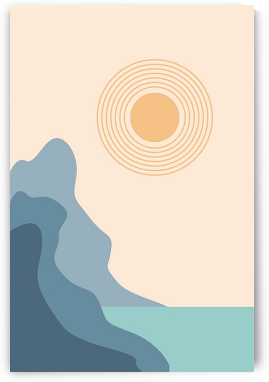 Modern natural abstract landscape. a by Towseef Dar