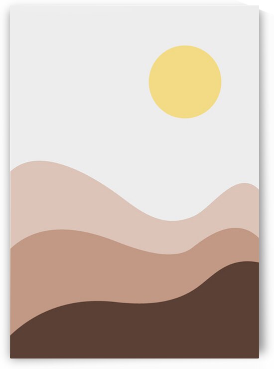 Minimalist art painting. a by Towseef Dar