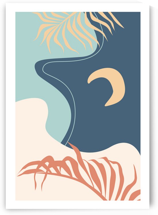 Abstract colorful landscape. b by Towseef Dar