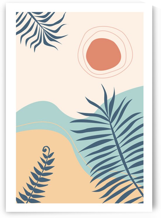 Abstract colorful landscape. a by Towseef Dar