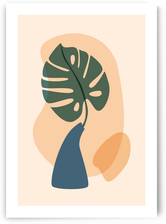 Abstract tropical leaf. a by Towseef Dar