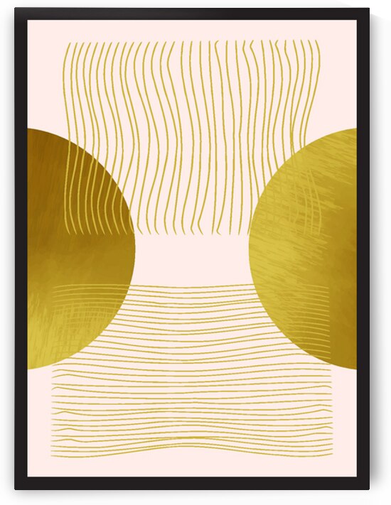 Collection of gold shapes. a by Towseef Dar