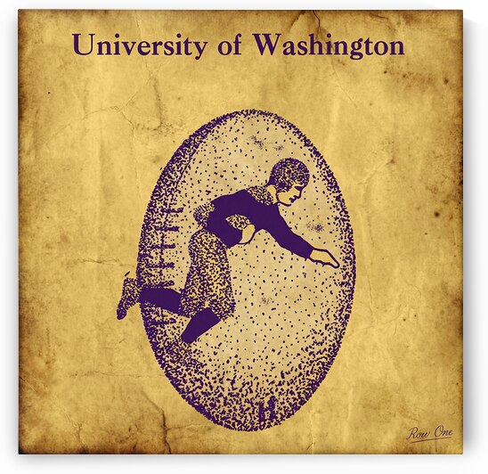 Early 1900s Washington Football Art Remix by Row One Brand