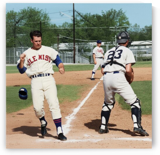 1970s Ole Miss Baseball Photo by Row One Brand