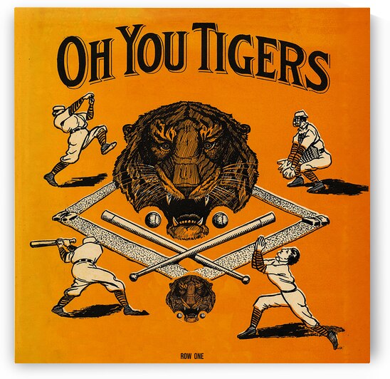 1909 Detroit Tigers Wall Art by Row One Brand