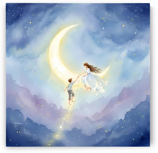 “Ladder to the Moonlight” by Jassica World