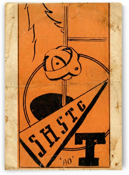 Vintage Sam Houston State Teachers College Football Art by Row One Brand