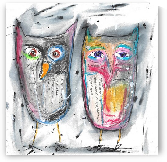 Two Little Birds by Robert Burton