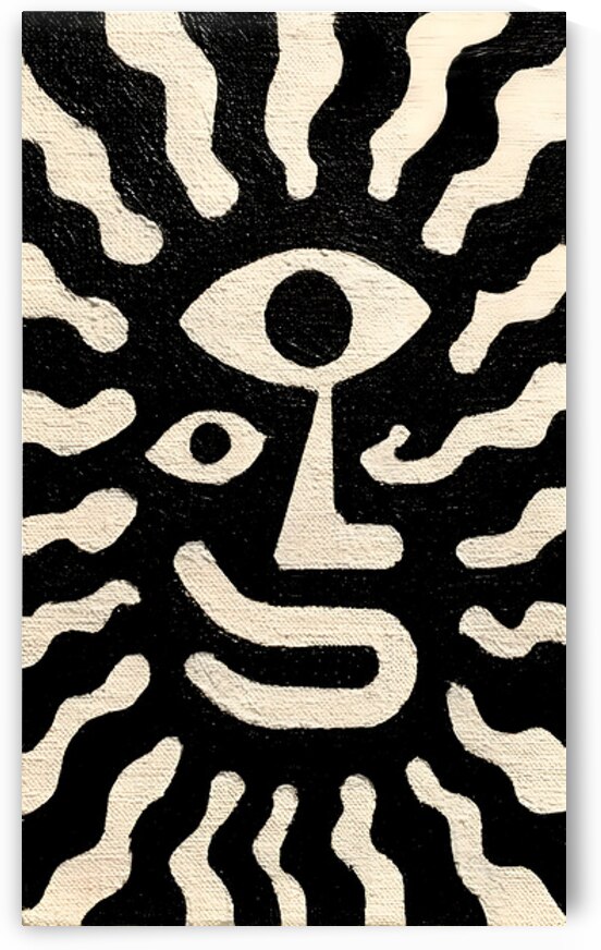 Third Eye Aura – Surreal Face Print by Savage Art Prints