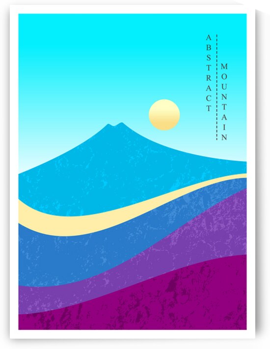 Abstract mountain landscape by Towseef Dar