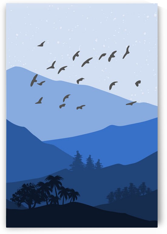 Mountain Landscape. b by Towseef Dar