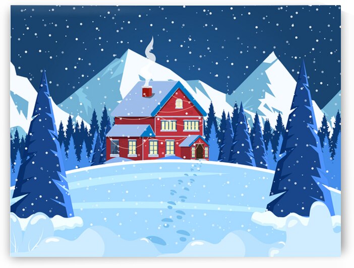 Abstract mountain landscape by Towseef Dar