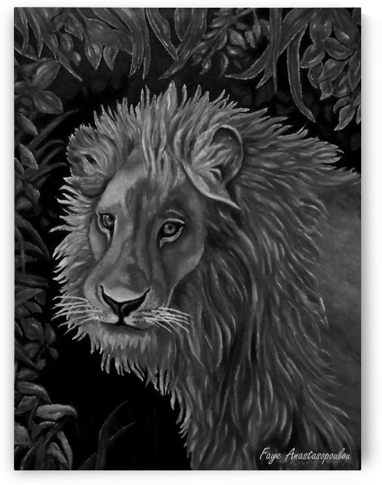 Lion Sketch by Faye Anastasopoulou