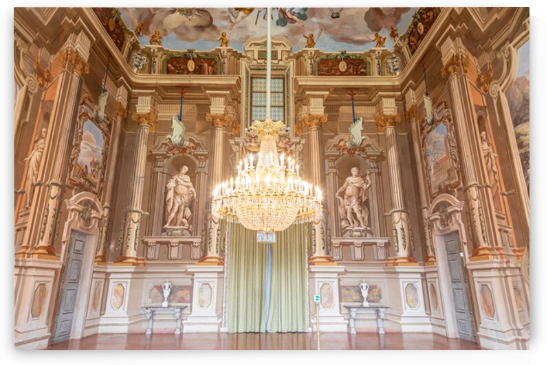 Hall of Honour Interior at Castello di Agliè Italy by Paolo Modena