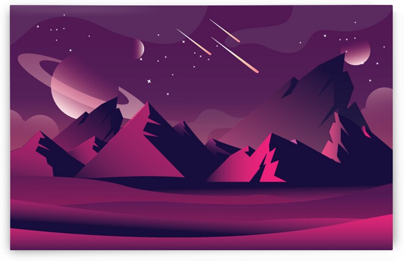 Outer Space Landscape by Towseef Dar