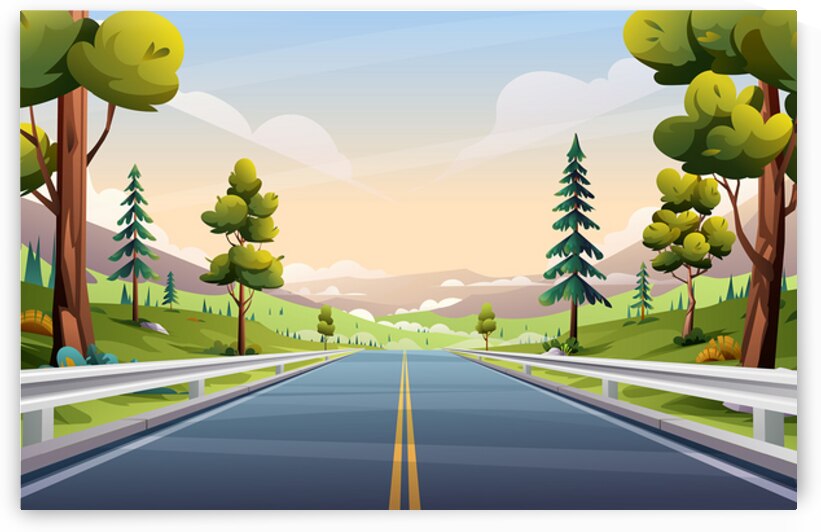 Beautiful highway landscape by Towseef Dar