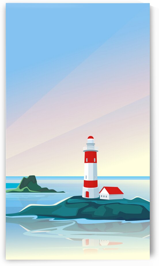 Seascapes with lighthouse. d by Towseef Dar