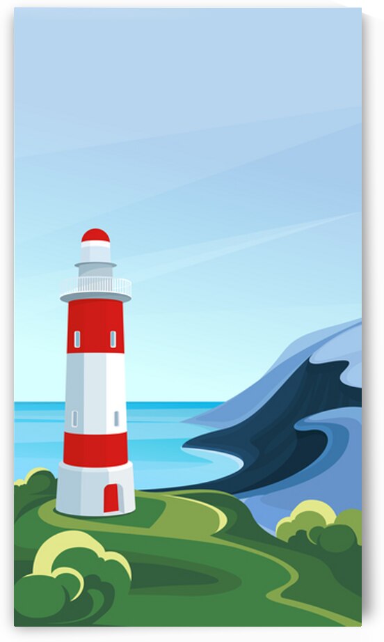 Seascapes with lighthouse. c by Towseef Dar