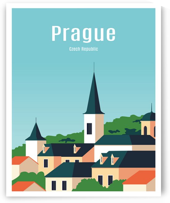 Prague city landscape by Towseef Dar