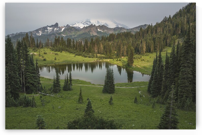Timeless Presence at Tipsoo Lake by Louis Ruth Photography