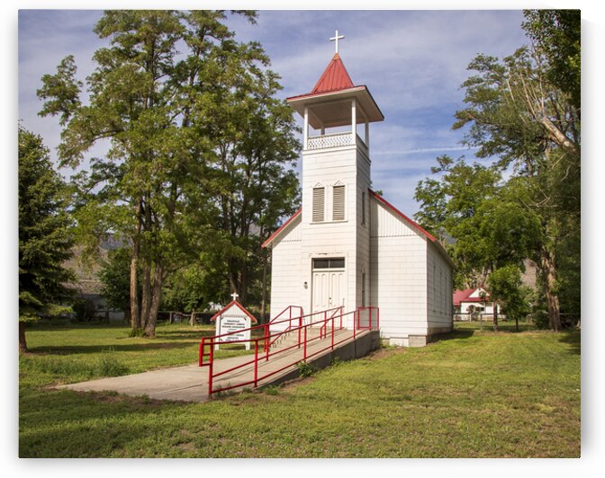 Eagleville Community Church - Modoc County California by Mike Lee