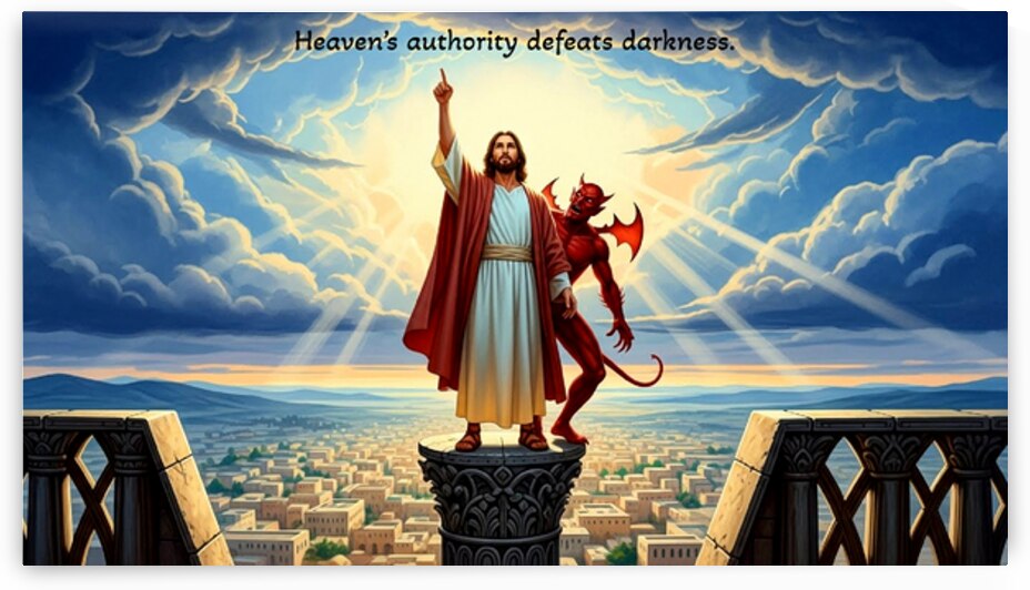 Heavens Authority Defeats Darkness Matthew 4:5-7 by DR Mustain by DR Mustain