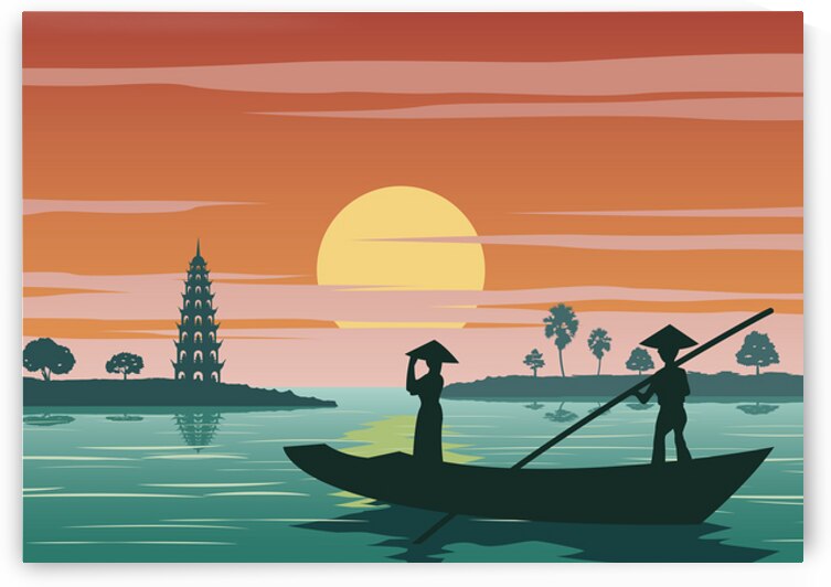 Famous Vietnam pagoda by Towseef Dar