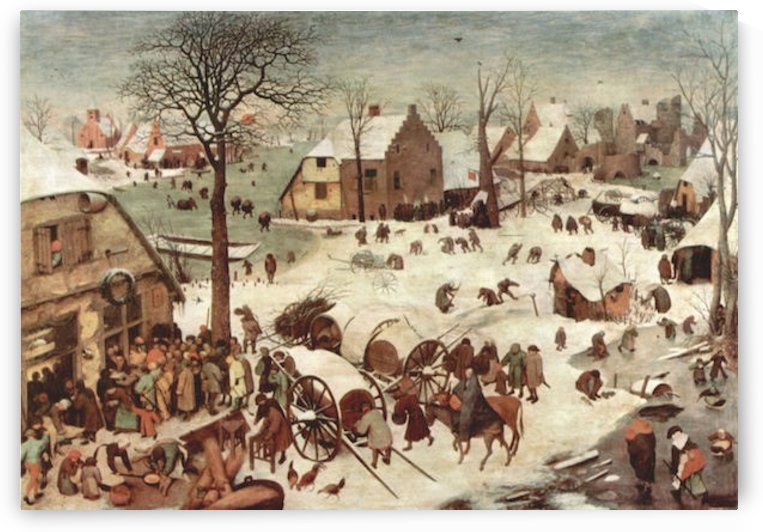 Census at Bethlehem by Pieter Bruegel