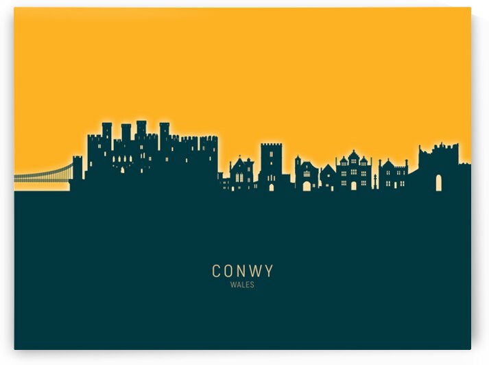 Conwy Wales Skyline by Michael Tompsett