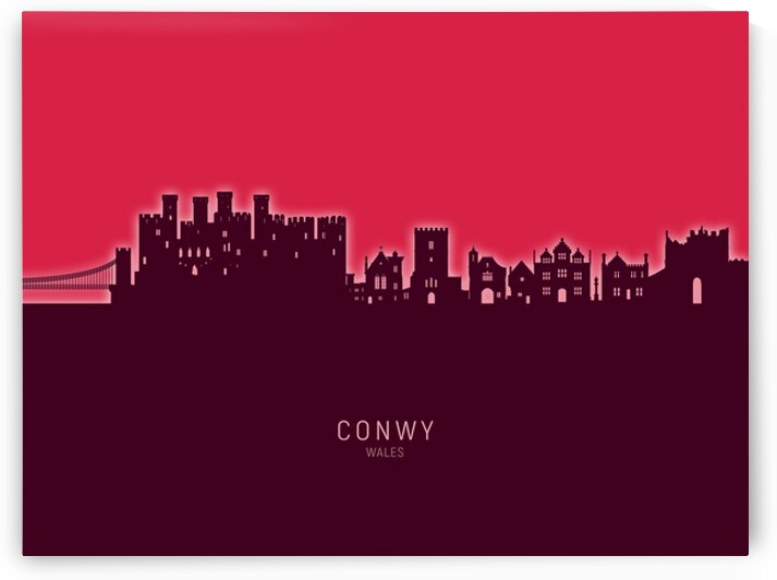 Conwy Wales Skyline by Michael Tompsett