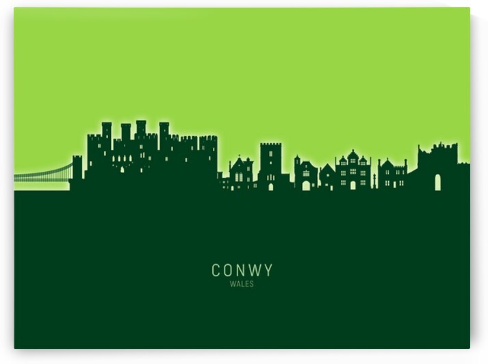 Conwy Wales Skyline by Michael Tompsett