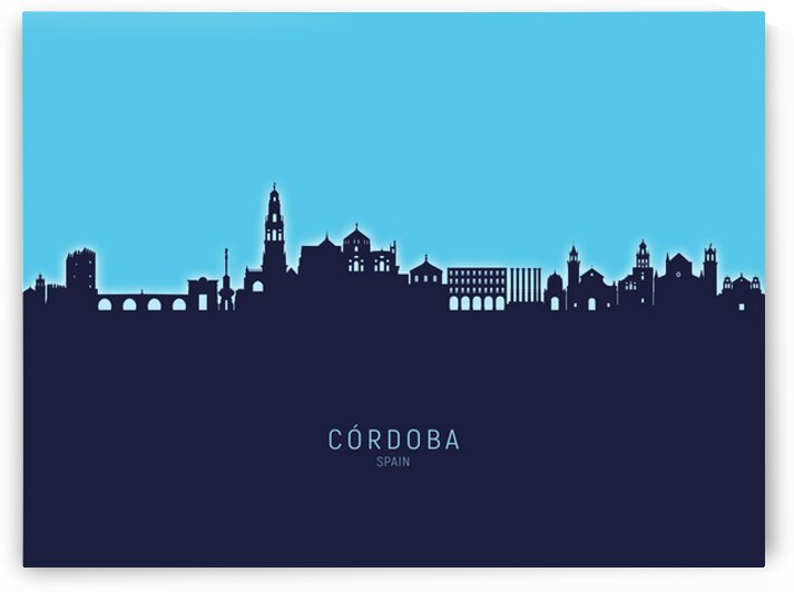 Cordoba Spain Skyline by Michael Tompsett