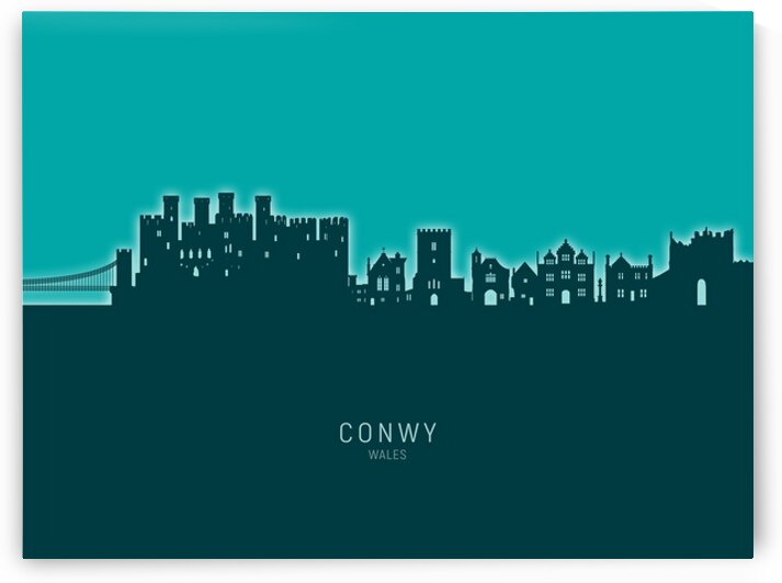 Conwy Wales Skyline by Michael Tompsett