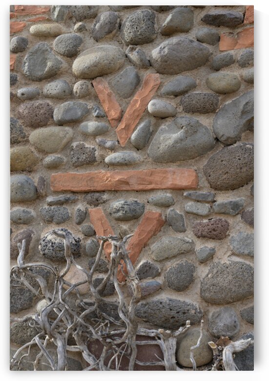 V Bar V stone ranch sign at Crane Petroglyph Heritage Site in Verde Valley Arizona by Kevin Oke