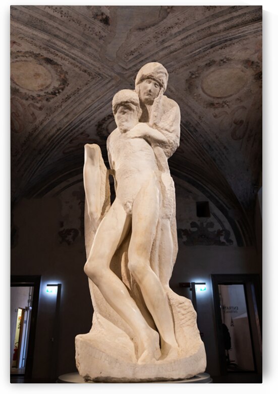 Rondanini Pietà 1564 the last marble sculpture by Michelangel by Paolo Modena