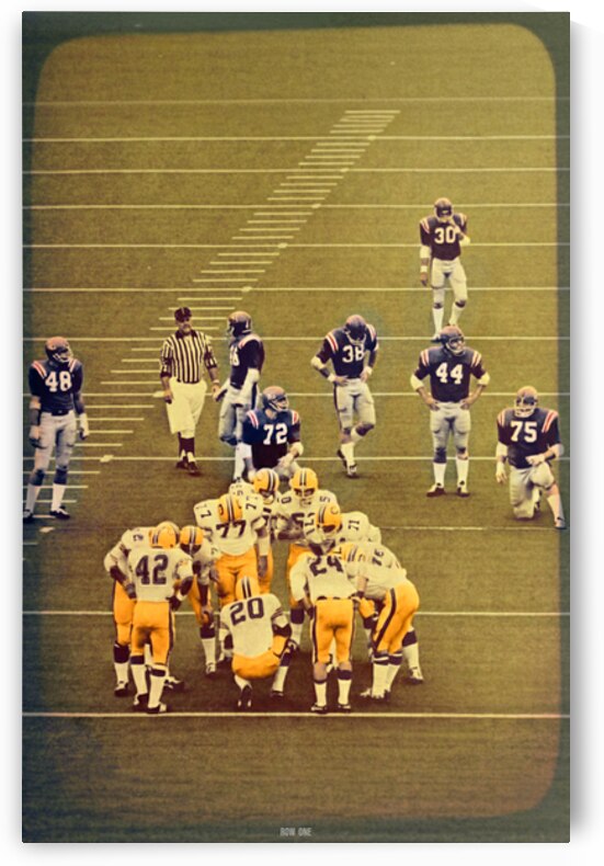 1970 Ole Miss Rebels Football Viewfinder Art by Row One Brand