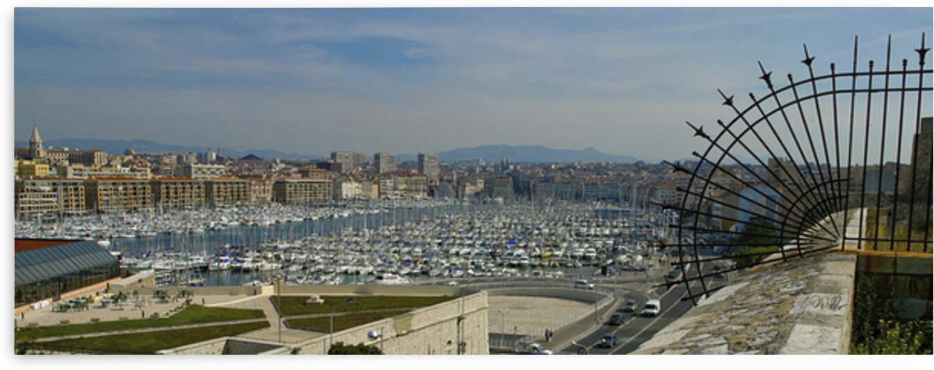 Old Harbor Marsellis by Sid Webb