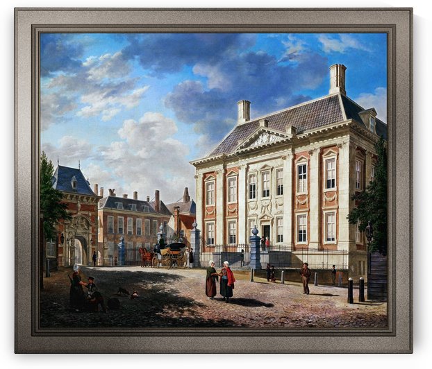 The Mauritshuis in The Hague by Bartholomeus van Hove by xzendor7