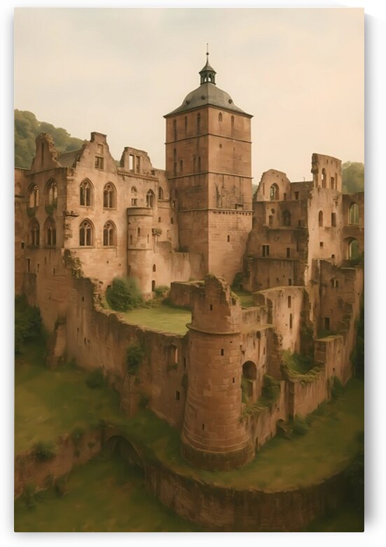 Ancient European Ruined Castle Print by Artful Vision